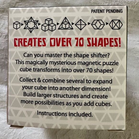 Shashibo Shape Shifting Box - Black and White Creative Toy - Picture 3 of 10